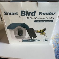 Bird Feeder With Camera