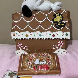 Snoopy Gingerbread Mini Backpack Set