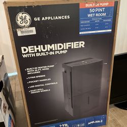 GE 50 Pint Dehumidifier with Pump