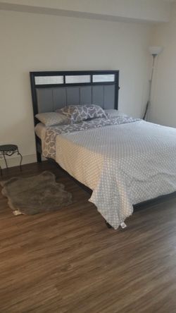 Queen bed with mattress included