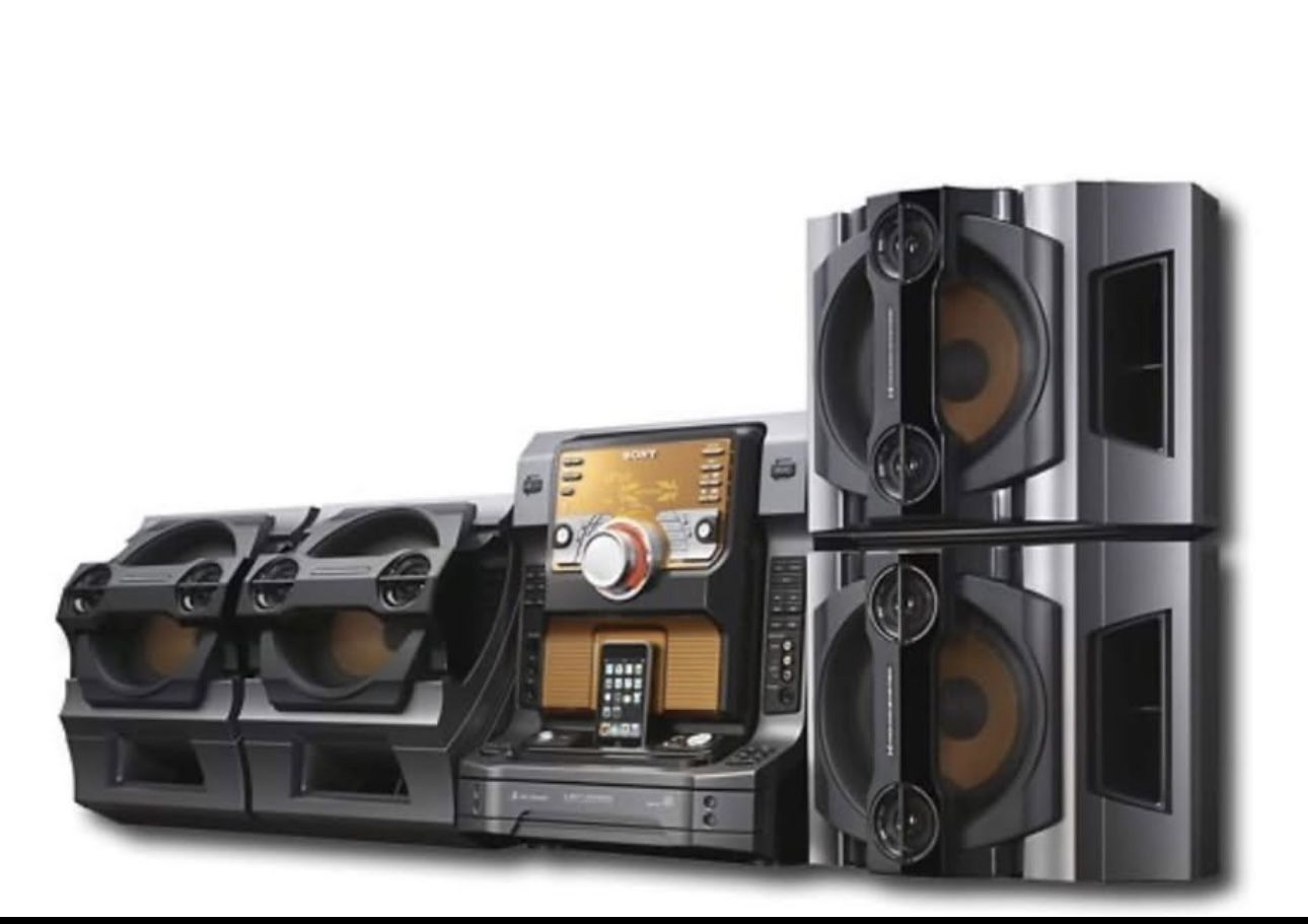 Sony - 720W 5-Disc Component Shelf System with Apple® iPod® Dock