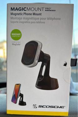 Scosche MP2WD-XTSP MagicMount Pro2 Magnetic Car Phone Holder - Ultimate Magnetic Car Mount for Winds