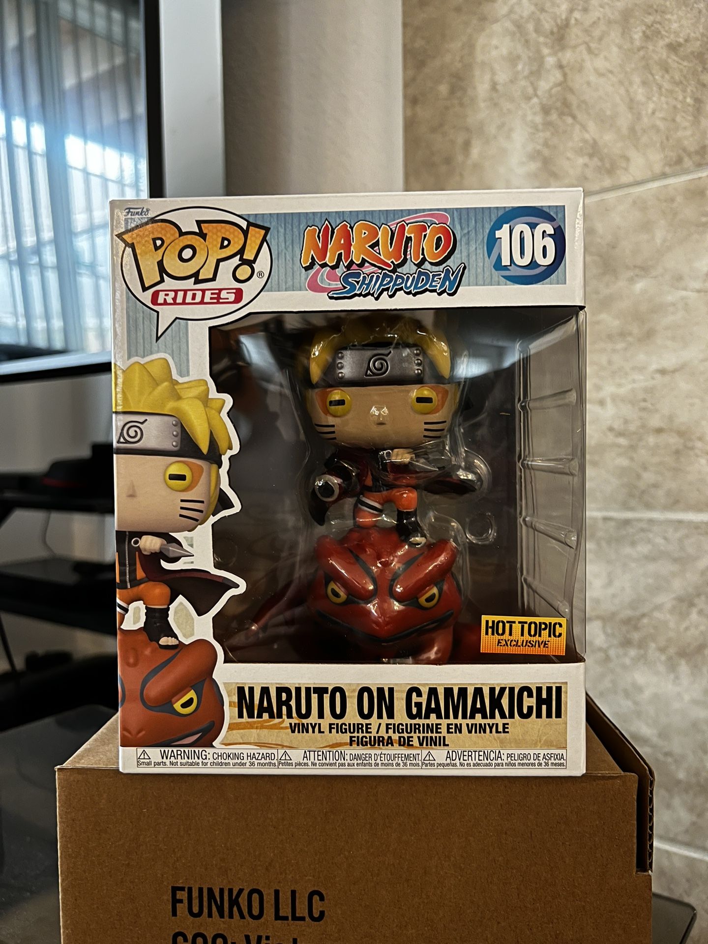 Naruto On Gamakichi Funko Pop Rides 106 display picture 1