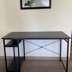 Computer Desk With Shelves 