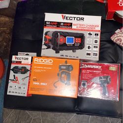 Battery charger ,air impact ,air compressor