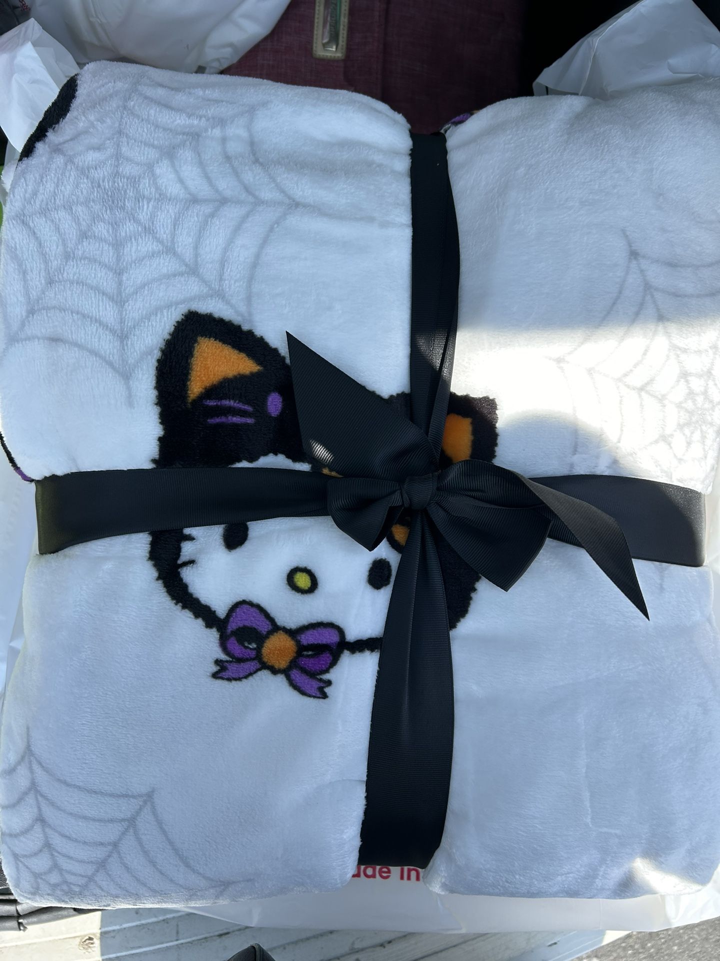 hello kitty Halloween Blanket