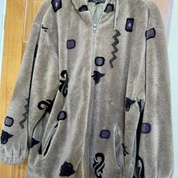 Forecaster Jacket Women Size L Fleece Full Zip Lined Long Sleeves 