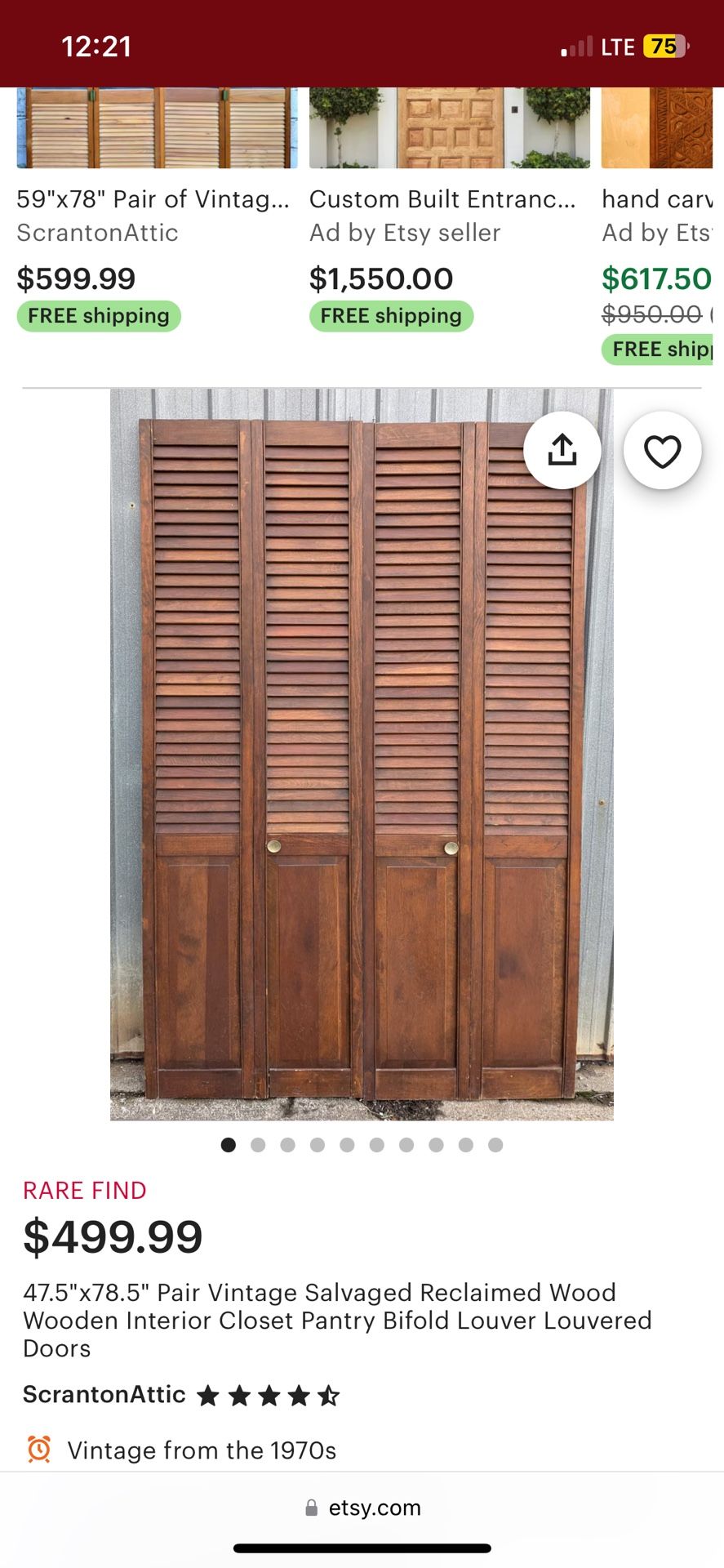 Louvere Closet Doors 