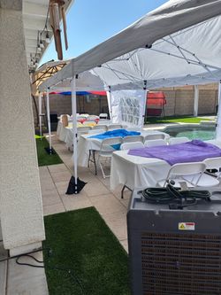 10x30 ft Pop-Up Canopy Tent with Sidewalls