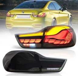 VLAND LED Tail Lights Compatible with 4-series BMW GTS F32 F33 F36 F82 F83 2014-2020 Sedan/Convertible/Coupe w/Sequential w/Dynamic Animation Dragon S