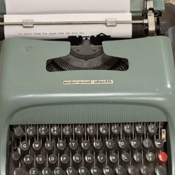Early 1960s Olivetti Studio 44 Typewriter 