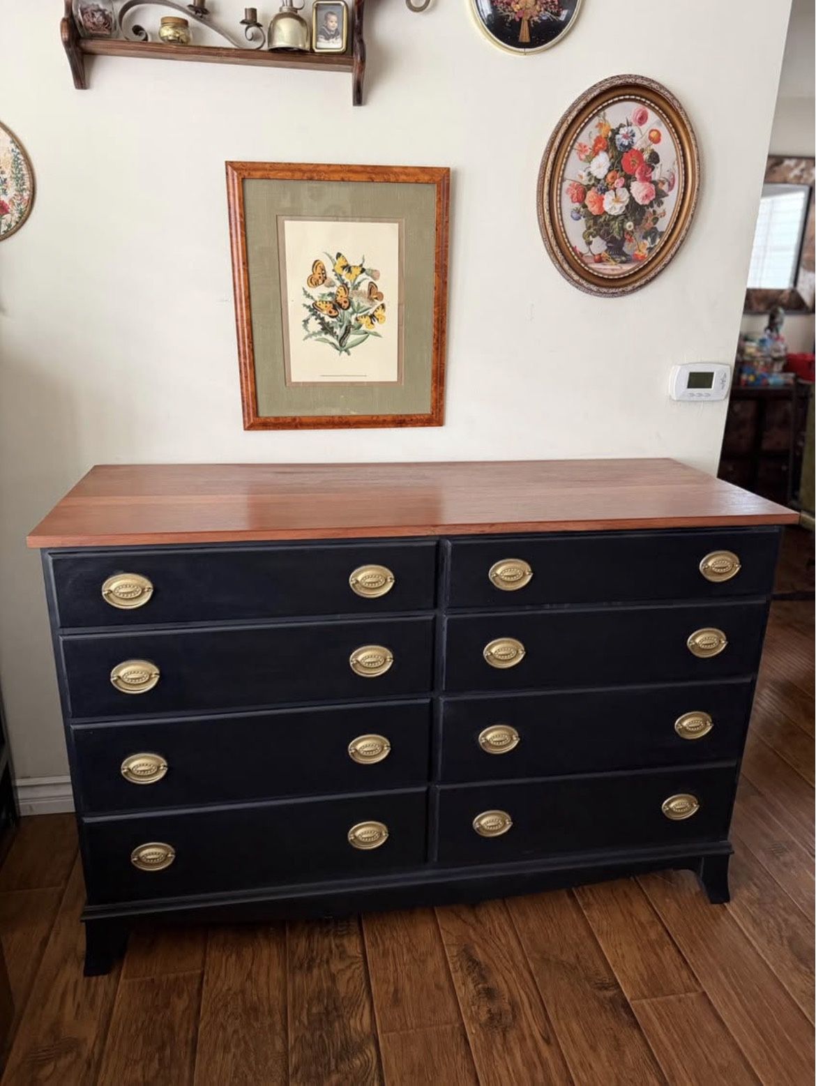 Vintage Solid Wood Dresser