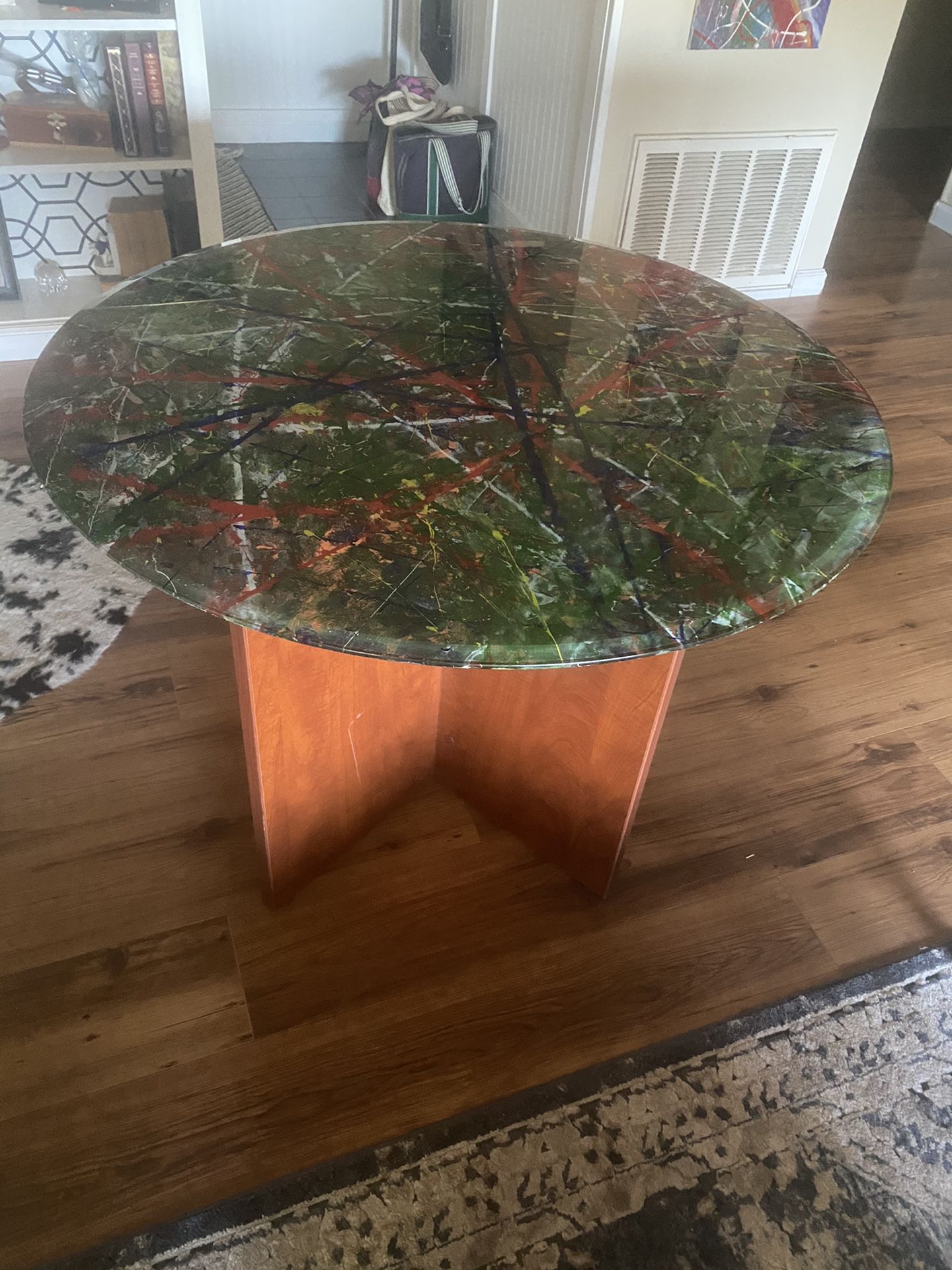 Custom Glass Table 
