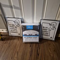 Paw inspired Dog mat+ picture frame
