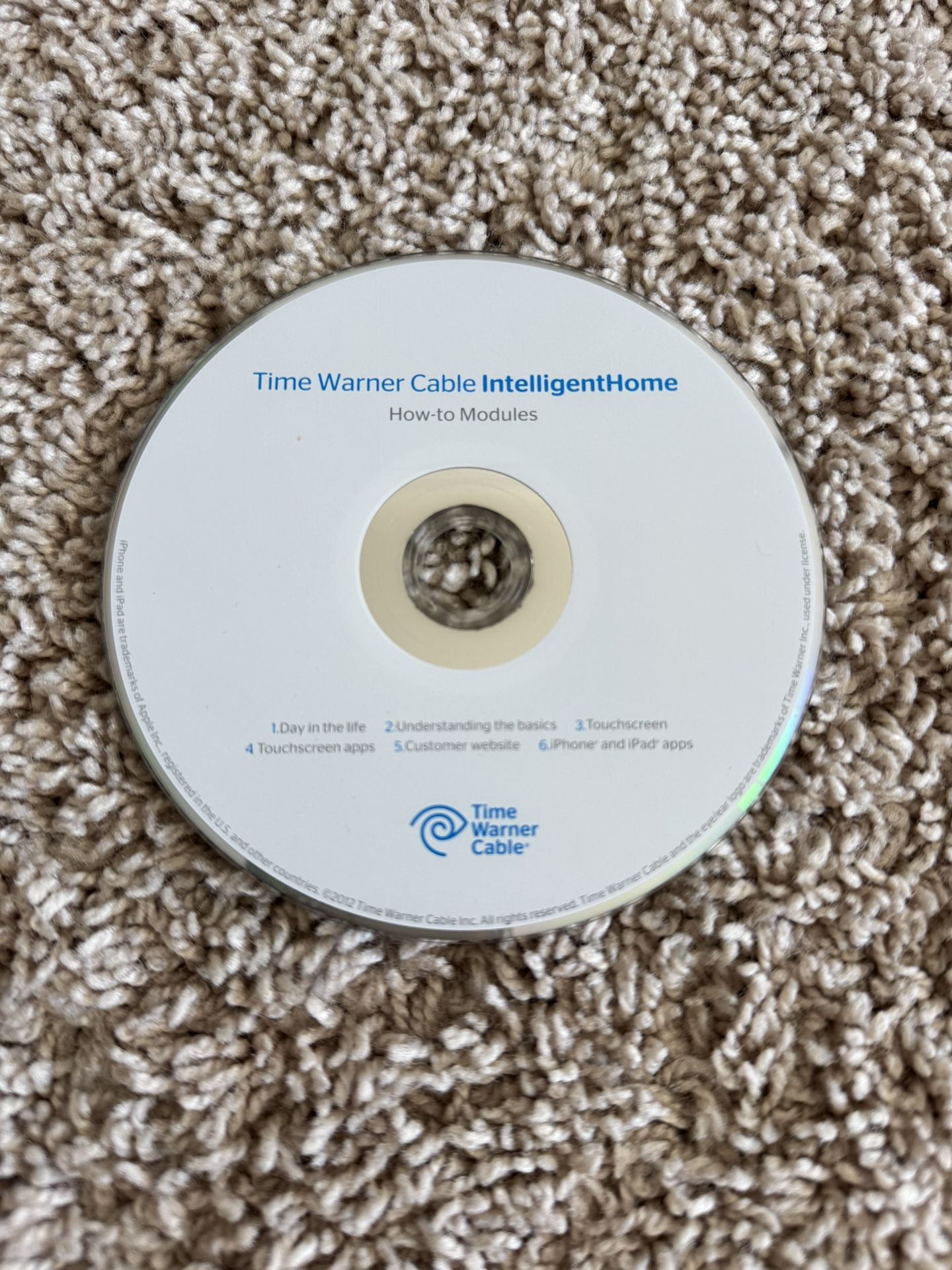 Time Warner Cable IntelligentHome “How-to Modules” Disc – Used
