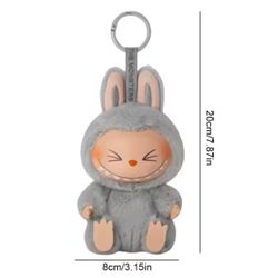 Labubu The Monsters Vinyl Face Doll Heart-Moving Macaron Doll Blind Box Blind Bag Hanging Pendant Christmas Birthday Gift