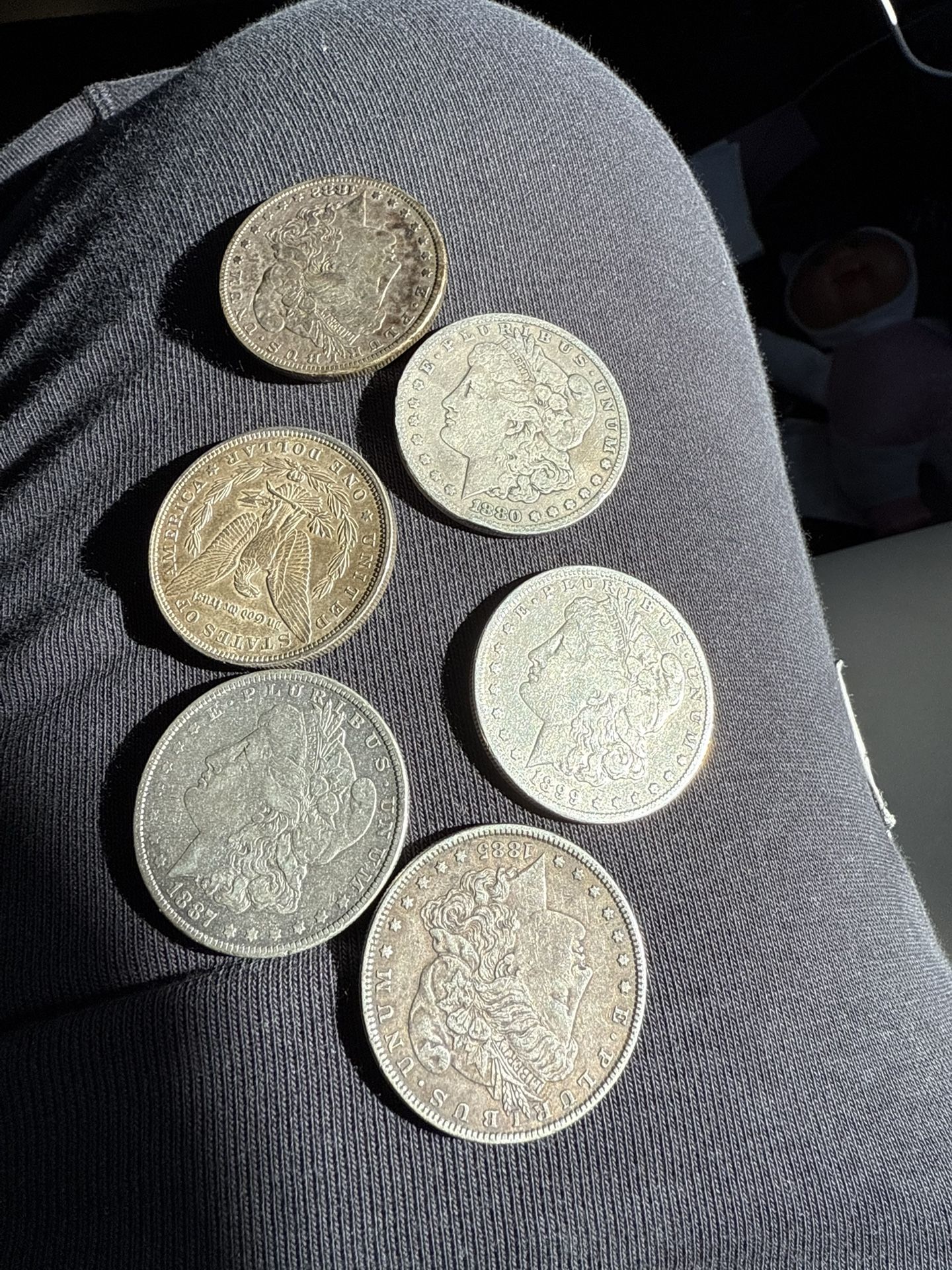 1(contact info removed) Silver Morgan Dollars