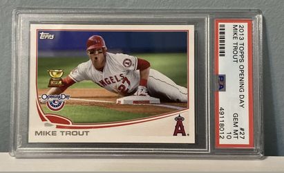 2013 Topps 27 Mike Trout All-Star Rookie Cup PSA 10 GEM MINT 🔥⚾️🔥