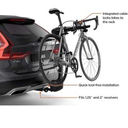 THULE VERTEX  RACK 2-BIKE HITCH RACK