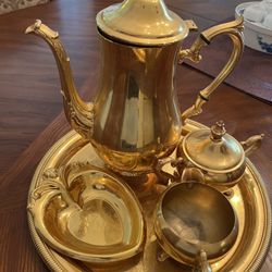 Antique Chinese/Japanese Porcelains And Silver Plated Dinnerware 