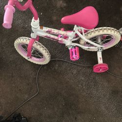 Pink Kids Bike 