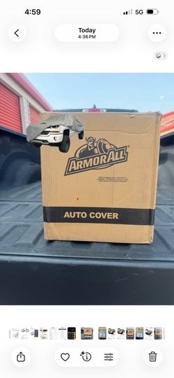 Armor All Truck Cover, Heavy Duty All Weather Protection, Fits Trucks Length up to 249', Grey