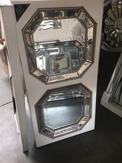 Moving / Set of two antique mirror