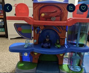 PJ Mask Cave Or Hideout With Characters