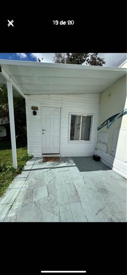 RV home with an extension room