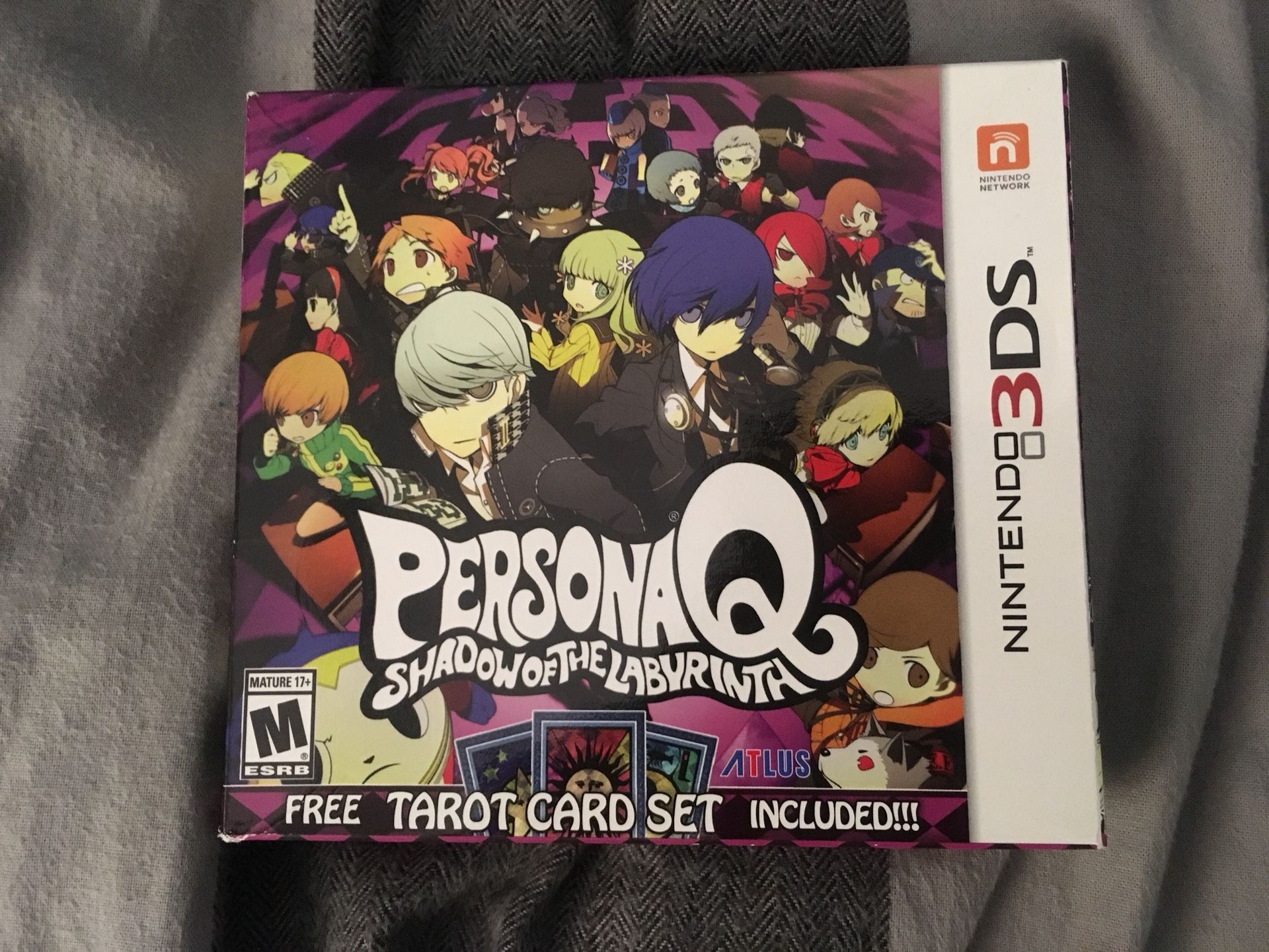 Persona Q (3DS) with Tarot Cards