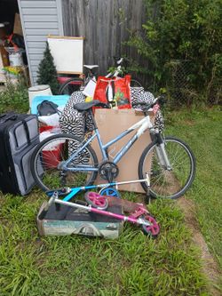 Free items must go today bycicles sofa chairs  luggage