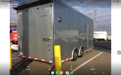 8.5 x 22 foot InTech all aluminium car hauler