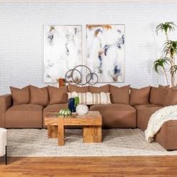 New 6-Piece Modular Sectional In Box | Finance Available $39 Down