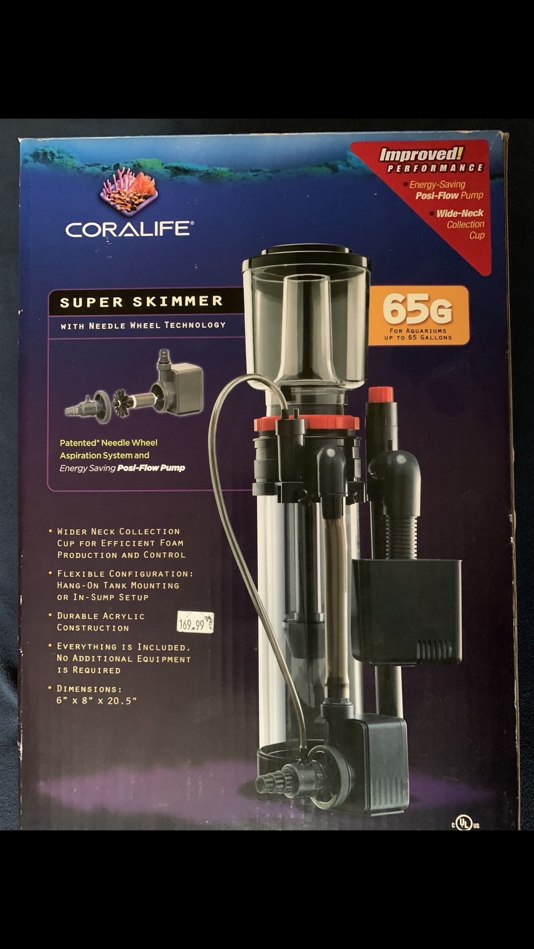 Coralife Super Skimmer 65g