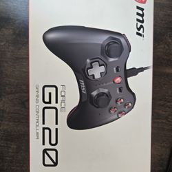 MSI Force G20 Gaming Controller - BRAND NEW. Sealed, Boxed, Never Opened.