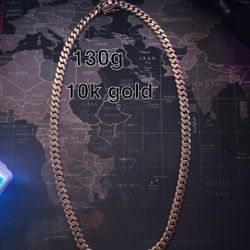Gold Cuban Chain 130g