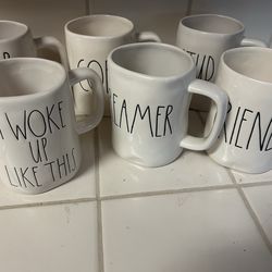 Rae Dunn coffee mugs