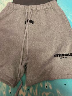 medium size grey essential shorts