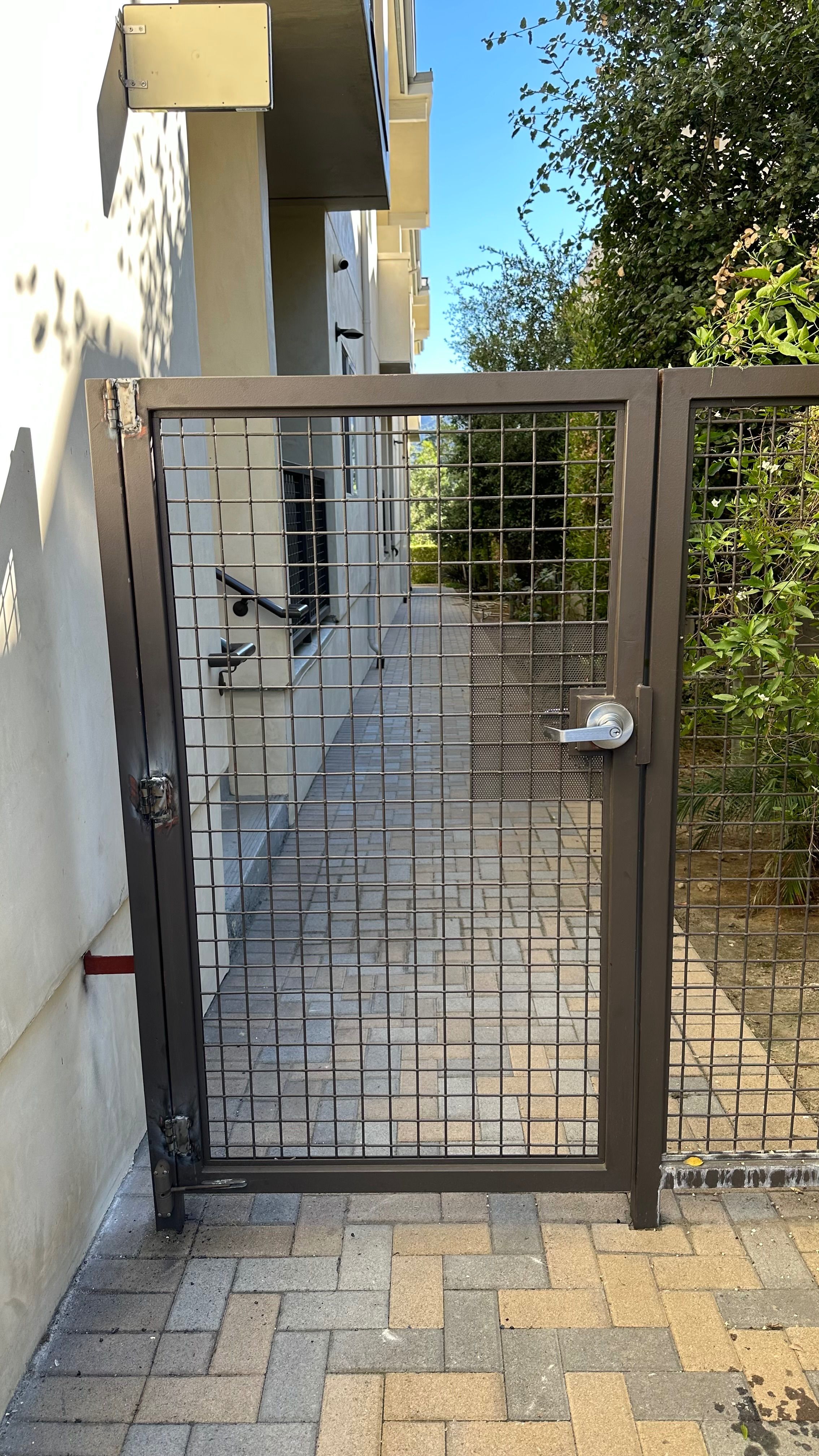 vidaXL Mesh Garden Gate