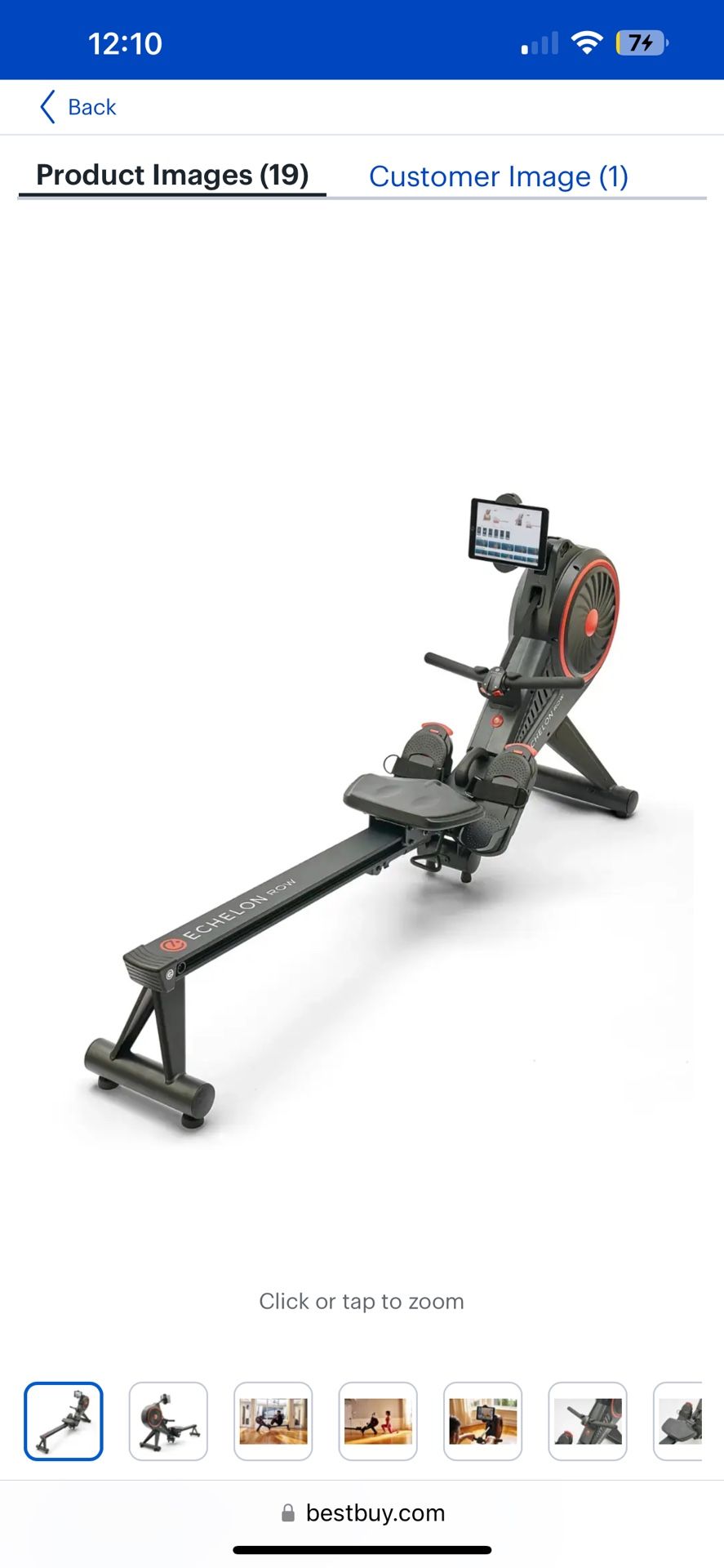 Echelon smart Rowing Machine