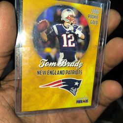 Tom Brady Golden Rookie Card