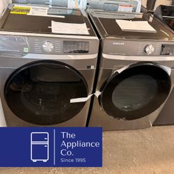 Samsung Front Load Washer and Electric Dryer