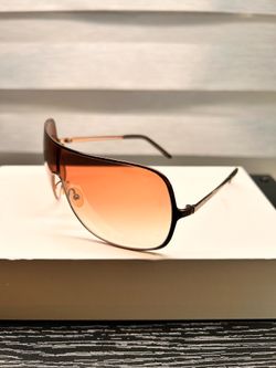 Vintage Burberry 9485/S Shield Sunglasses Rose Gold Nova Check Y2K Safilo
