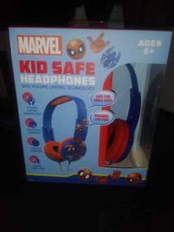 Marvel Spider-Man Kid safe headphones