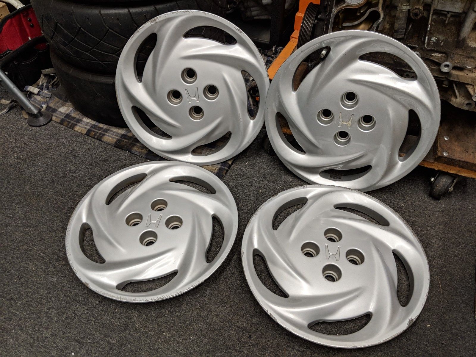 JDM EG SiR Honda 15" hubcaps
