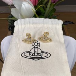 Vivienne Westwood Mini Bas Relief Earrings