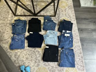 Bundle deal 10 pair skinny Jeans Gap (other brands listed) women size 2-6- please see description