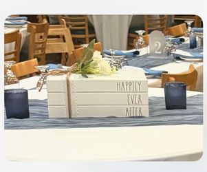 Happily Ever After Decorative Book Stack