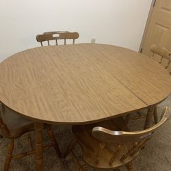 Expandable Dining Table With 4 Chairs