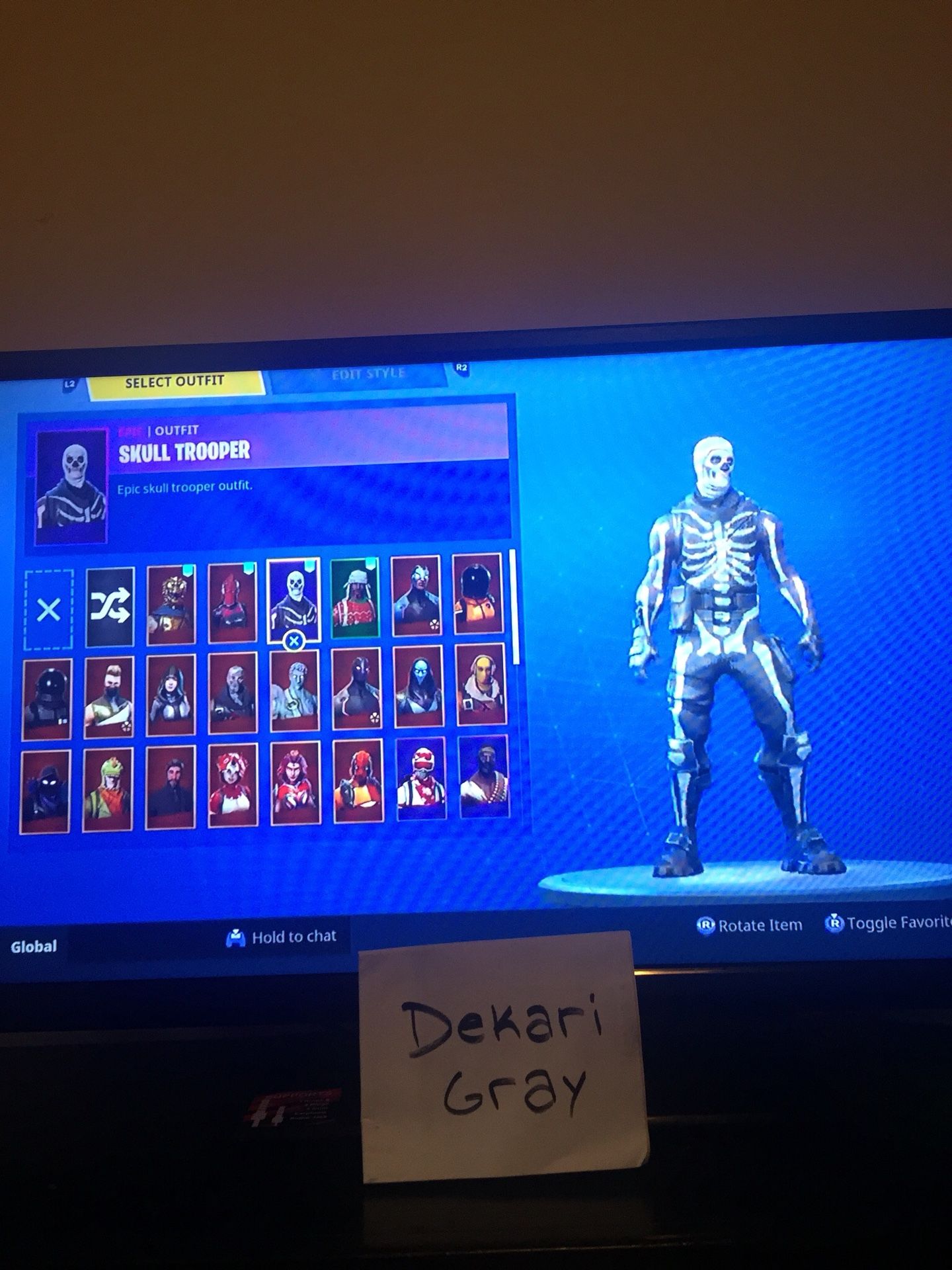 FORTNITE ACCOUNT - SKULL TROOPER